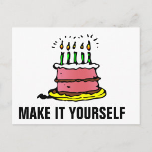 DIY machen es sich selbst Geburtstagsparty Einladu Einladungspostkarte