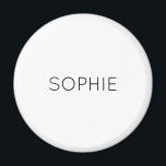 DIY Magnet | Benutzerdefinierter Text, Farbe, Name<br><div class="desc">Bist du ein Mensch? Jetzt können Sie mit unseren einfach zu bedienenden DIY-Vorlagen Ihren eigenen personalisierten Magneten machen. Einen Namen hinzufügen. Initiale. Ein Monogramm. Ein Foto. Ein Logo oder ein anderes Bild. Wählen Sie auch Ihre eigene Hintergrundfarbe. Mach weiter, sei kreativ und schlicht DIY!</div>