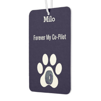 DIY Modern Cute Funny Pet Dog Dad Paw Minimalist Autolufterfrischer