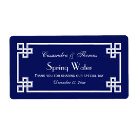 DIY Navy Welch griechischer Tastrahmen H Wasserfla