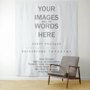 DIY-Party-Photoup-Hintergrund - 224 cm x 264 cm Wandteppich
