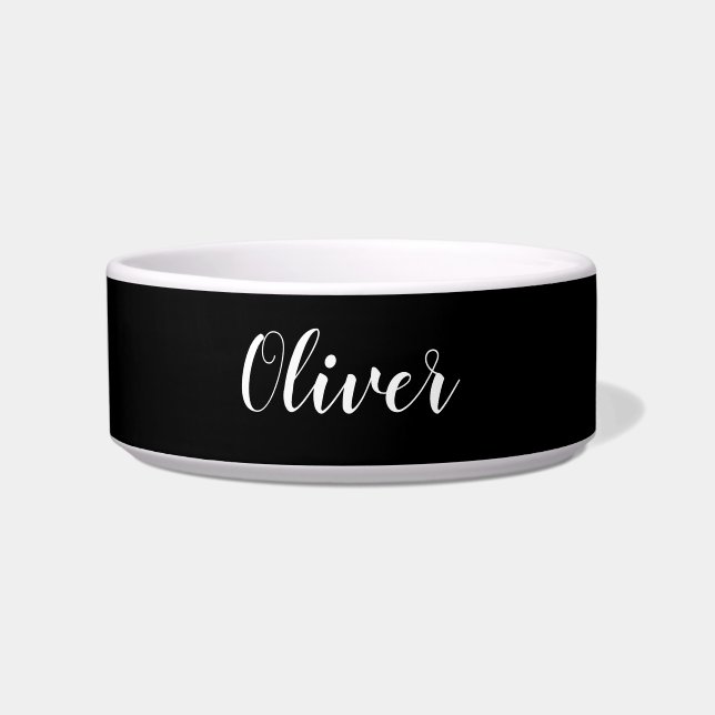 DIY Pet Bowl | Individuelle Name, Farbe, Text Napf (Vorderseite)