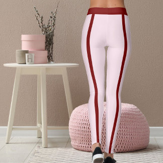 DIY Pet Lover Cat Mom BFF Pink Red Valentine's Day Leggings