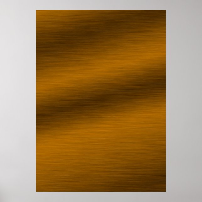 DIY Poster mit gebürstetem Kupferhintergrund Art (Vorne)