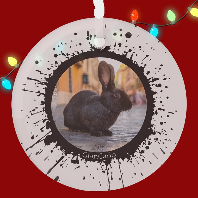 DIY Rabbit zu Weihnachten in Italien Ornament Aus Glas (Von Creator hochgeladen)