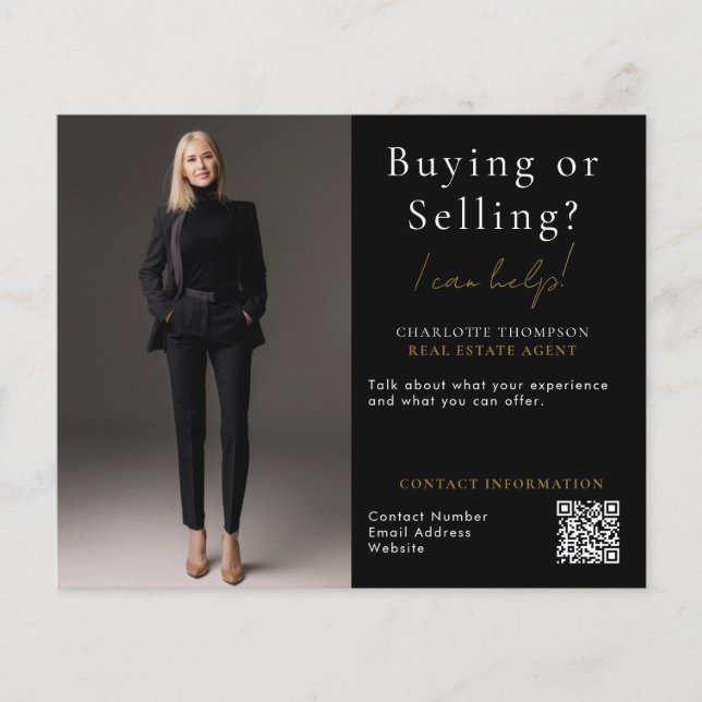 DIY Realtor Kauf oder Verkauf von Real Anwesen Fot Flyer (Vorne)