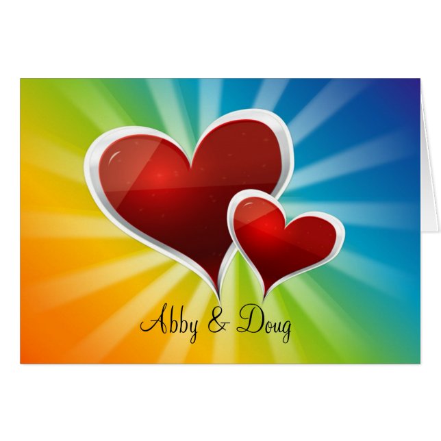 diy Regenbogenherzen (Vorderseite (Horizontal))