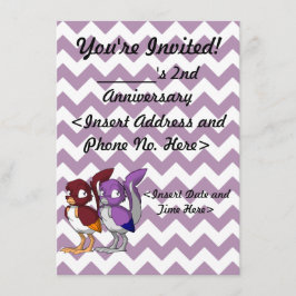 DIY Reptilian-Vogel-Gelenk-Party Einladung