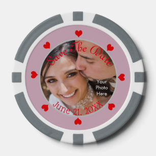 DIY - SAVE THE DATE / POKERCHIPS