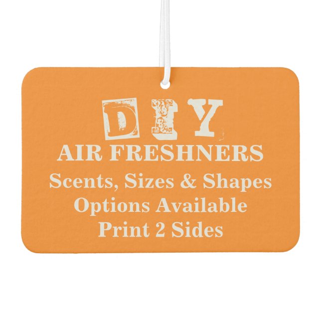 DIY (Scent & Shape Options) - Autolufterfrischer (Vorderseite)