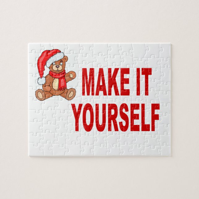 DIY schaffen Ihr eigenes Puzzlespiel Puzzle (Horizontal)