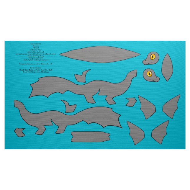 DIY schnitt und näht Koi Drachen Plushie - Ginbo Stoff (Yard (91,4 cm))