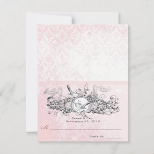 DIY-Score- und Falttisch-Karten für Hochzeiten Einladung