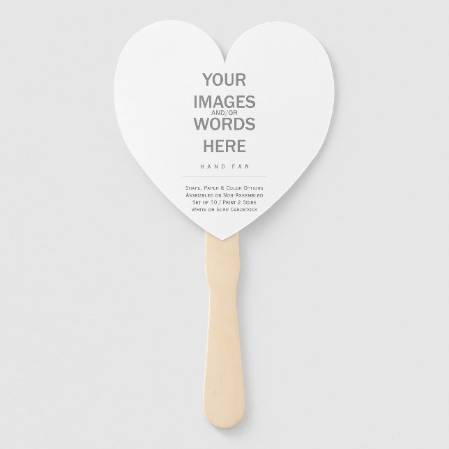 DIY (Shape Options) - Fächer (Vorderseite)