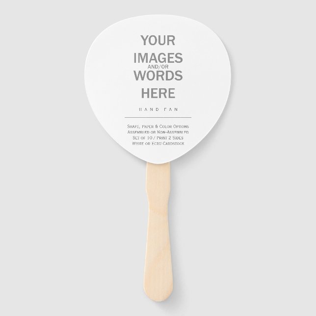 DIY (Shape Options) - Fächer (Vorderseite)