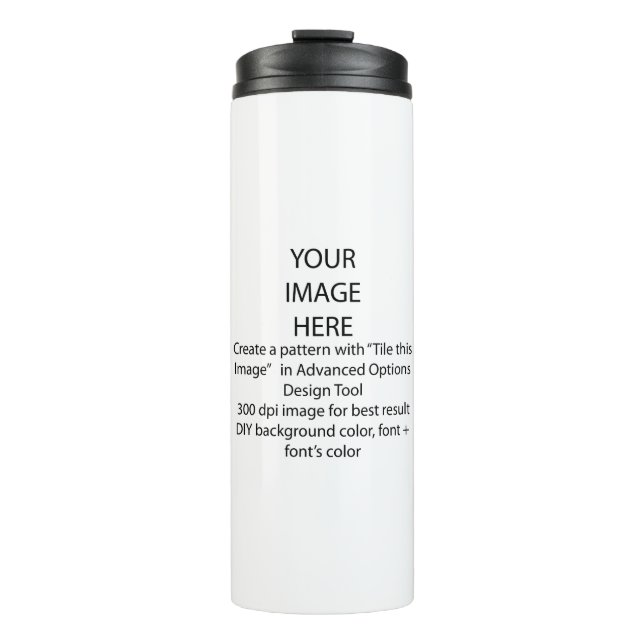 DIY Thermal Tumbler Thermosbecher (Vorderseite)