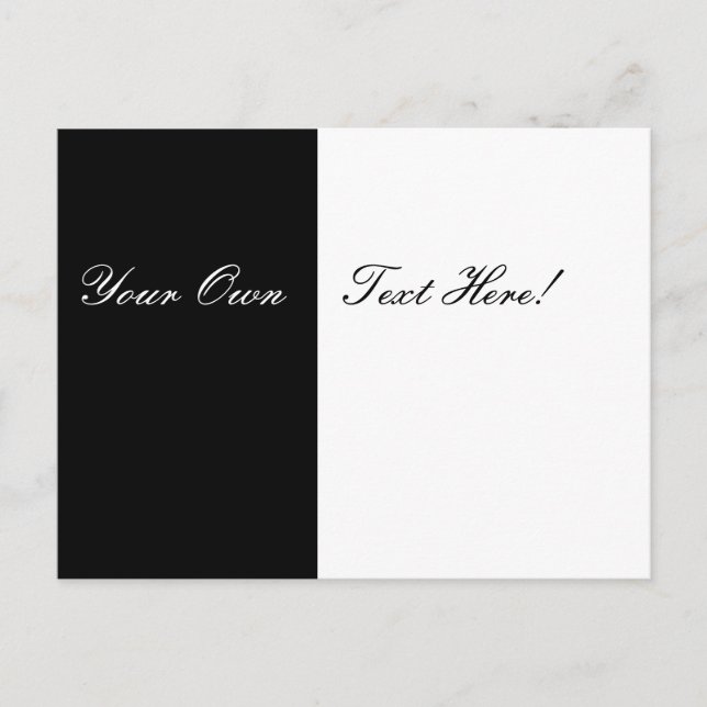 DIY-Tischnummer Postkarte (Vorderseite)