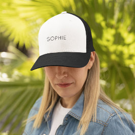 DIY Trucker Hat | Benutzerdefinierter Text, Name,  Truckerkappe
