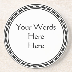 DIY tun es sich einfache kundengebundene Getränkeuntersetzer