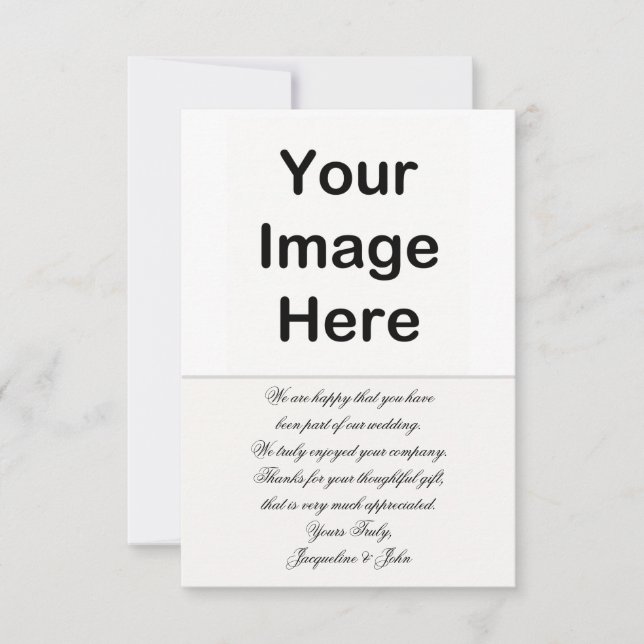 DIY - Vielen Dank Dankeskarte (Vorderseite)