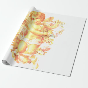 DIY VINTAG CUPID Valentine's Day Wrapping Paper Geschenkpapier