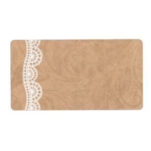 DIY Vintag Lace Printable Wedding Address Labels