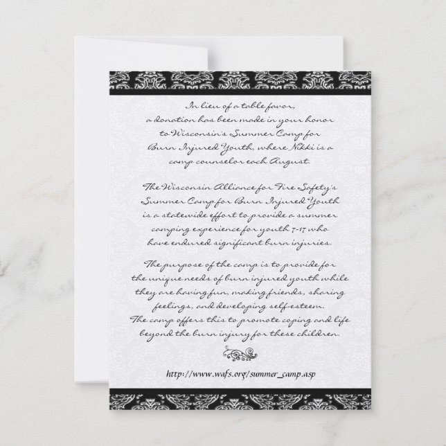 DIY Wedding Table Vielen Dank Dankeskarte (Vorderseite)