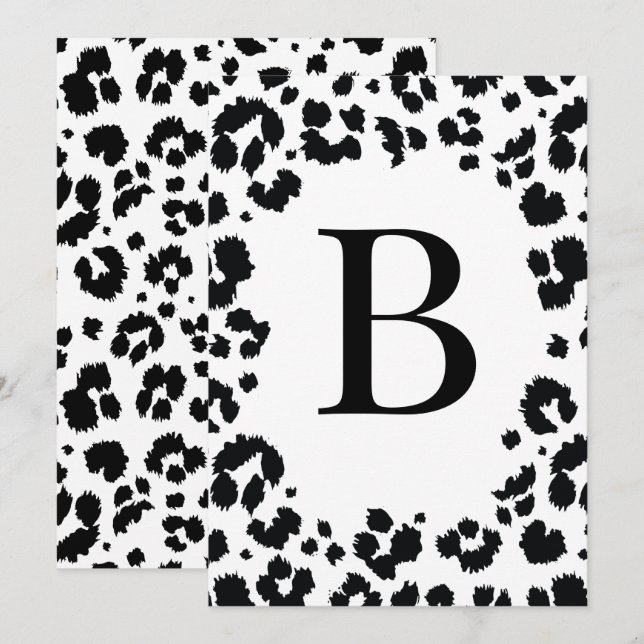 DIY Wild Letter Number Banner/Bunt-Einladung Einladung (Vorne/Hinten)