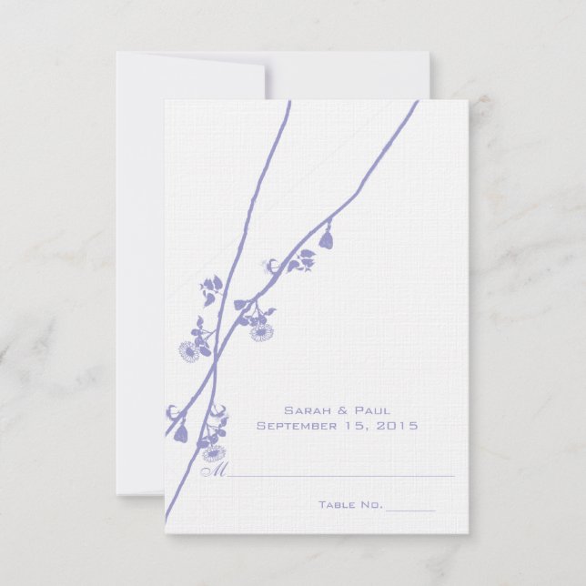 DIY You Score and Falten Zelt Hochzeit Platzkarten (Vorderseite)