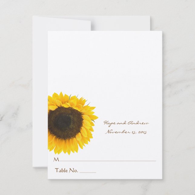 DIY You Score and Falten Zelt Hochzeit Platzkarten (Vorderseite)