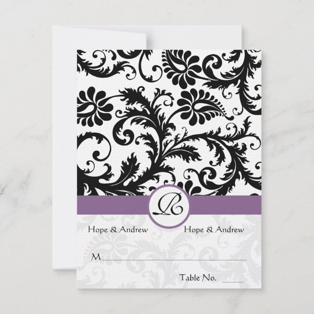 DIY You Score and Falten Zelt Hochzeit Platzkarten (Rückseite)