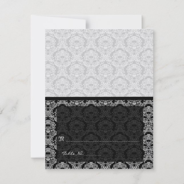 DIY You Score and Falten Zelt Hochzeit Platzkarten (Rückseite)