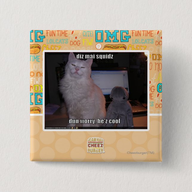 diz MAI squidz Button (Vorderseite)