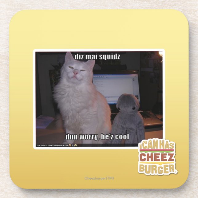 Diz mai squidz getränkeuntersetzer (Vorderseite)