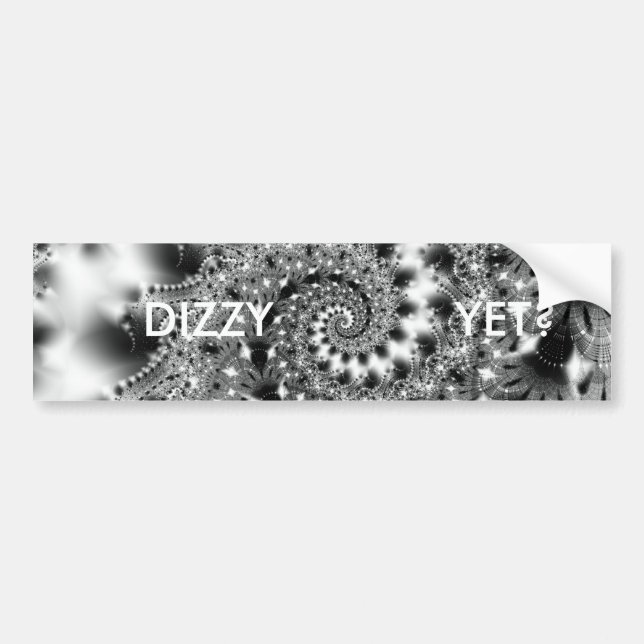 DIZZY NOCH? AUTOAUFKLEBER (Vorne)