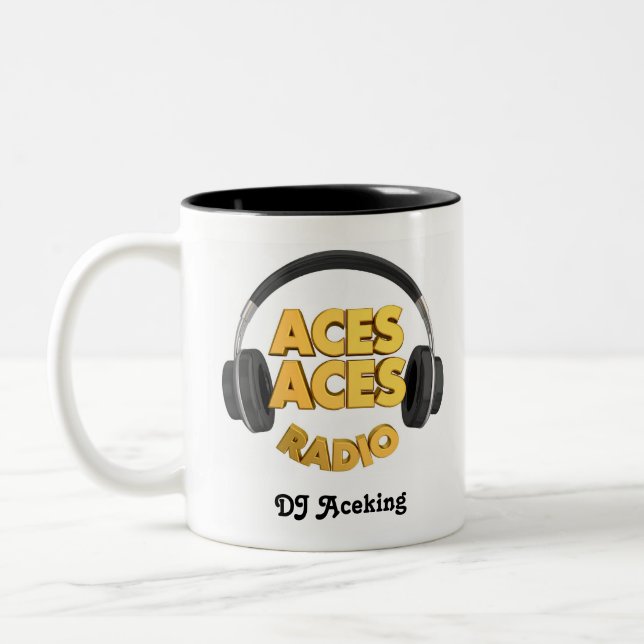 DJ Aceking Zweifarbige Tasse (Links)
