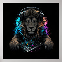 DJ als wilder Löwe