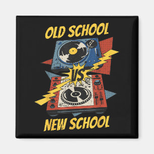 DJ Alt vs. neue Schule Vinyl-Plattenspieler Kompak Magnet