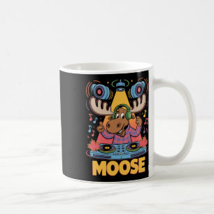 Dj Animal Moose Mixing Beats Music Fun Kaffeetasse