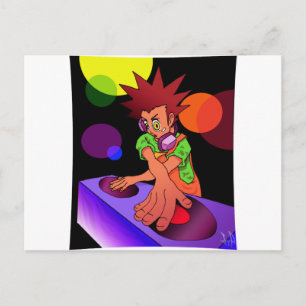 Dj Anime Jr. Postkarte