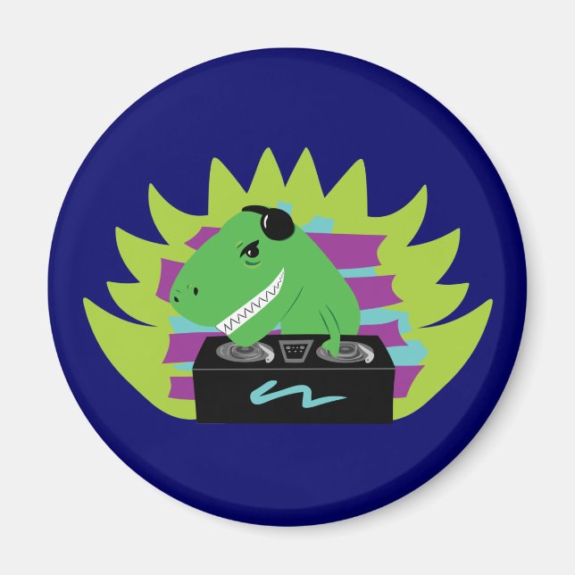 Dj-asaurus Rex Magnet (Vorne)