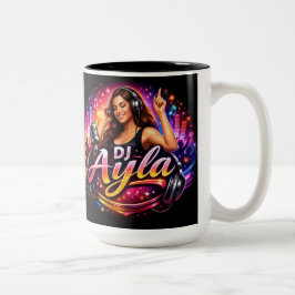 DJ AYLA 2 ZWEIFARBIGE TASSE