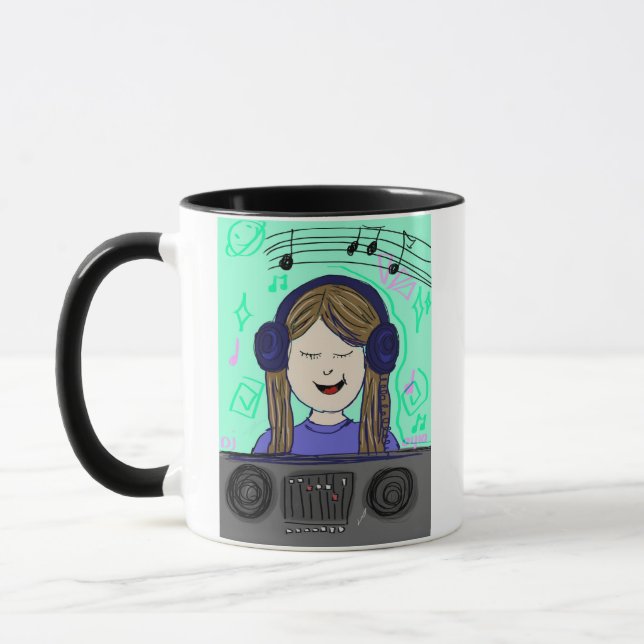 DJ Ayla und DJ Ninja  Tasse (Links)