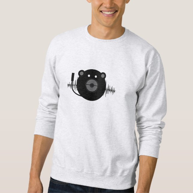 DJ Bear. Sweatshirt (Vorderseite)