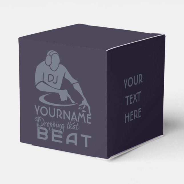 DJ benutzerdefinierte Farbfavorisierungsboxen Geschenkschachtel (Rückseite)