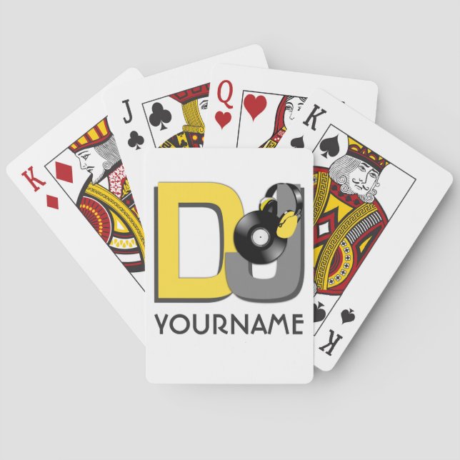 DJ benutzerdefinierte Spielkarten (Rückseite)