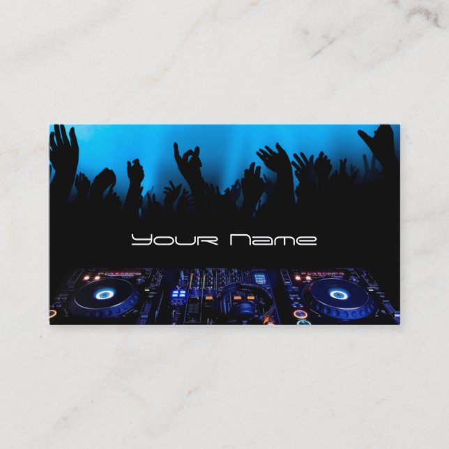 DJ Business Card Visitenkarte (Vorderseite)