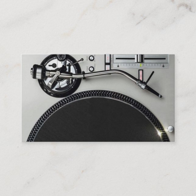DJ Business Card Visitenkarte (Vorderseite)