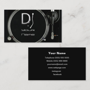 DJ Business Card Visitenkarte