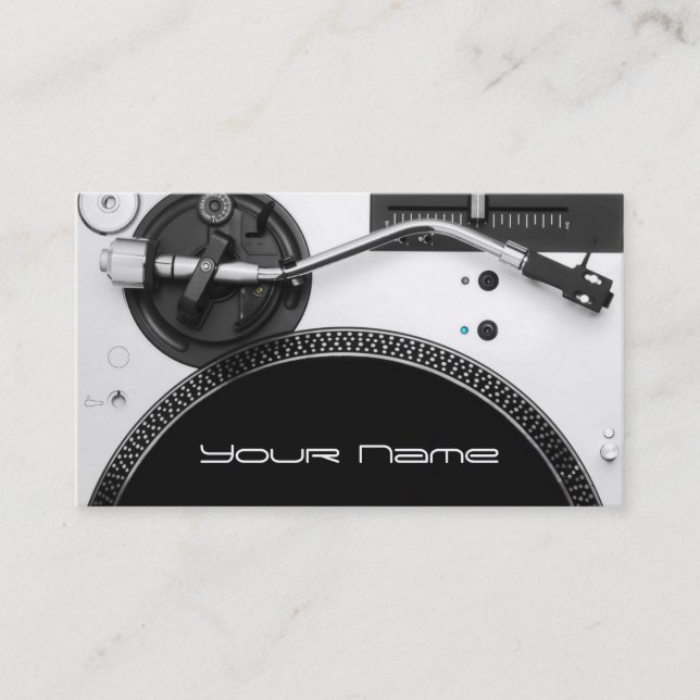 DJ Business Card Visitenkarte (Vorderseite)